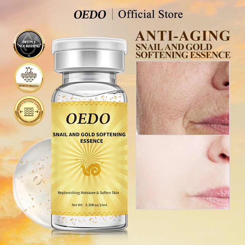 OEDO AntiAging Snail And Gold Essence Hydrating Hyaluronic Acid