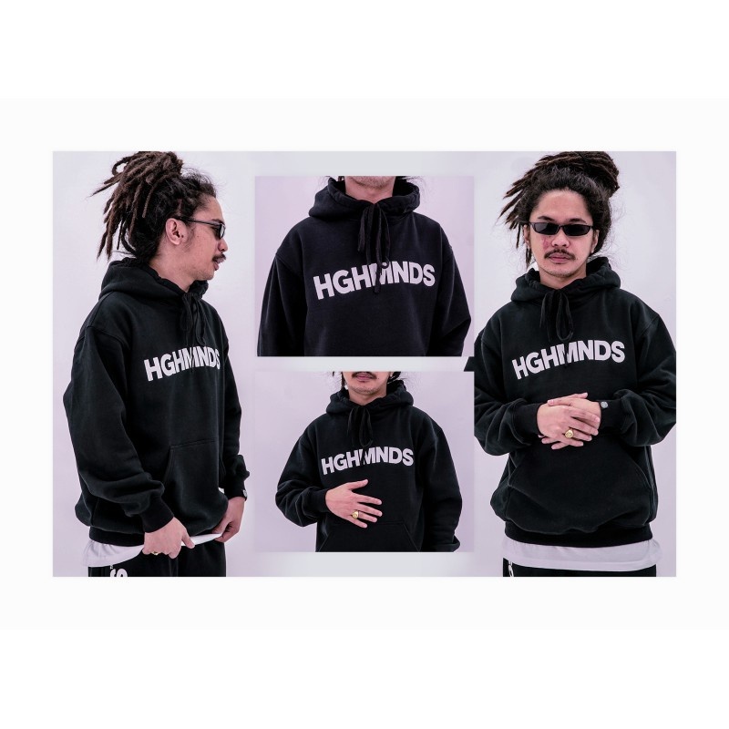 HGHMNDS - THE ALL CAPS HOODIE--Pure Cotton High Quality T-shirt ...