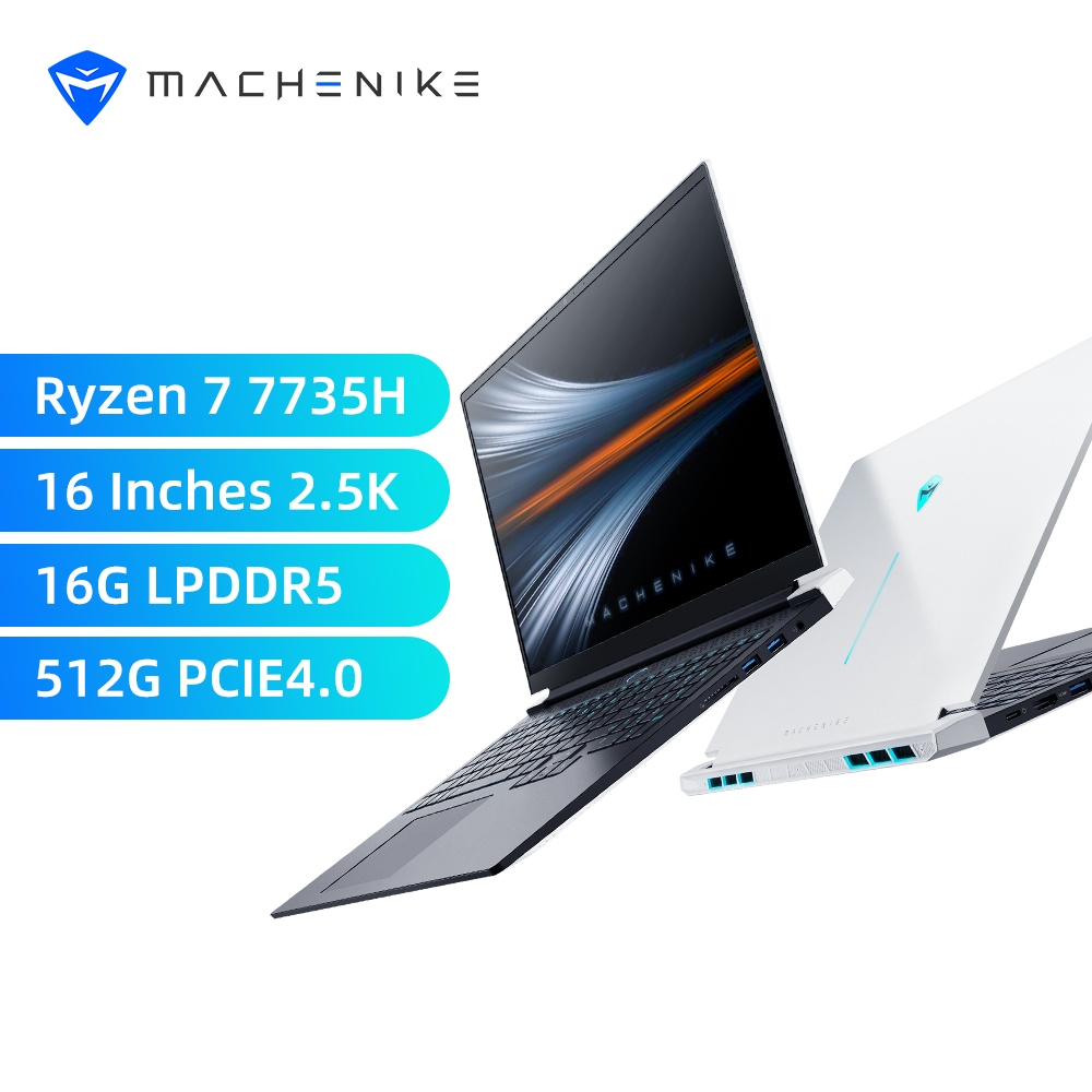 Machenike Light 16Air Laptop | 16" 2.5K | Ryzen 7 7735H | LPDDR5 16G ...