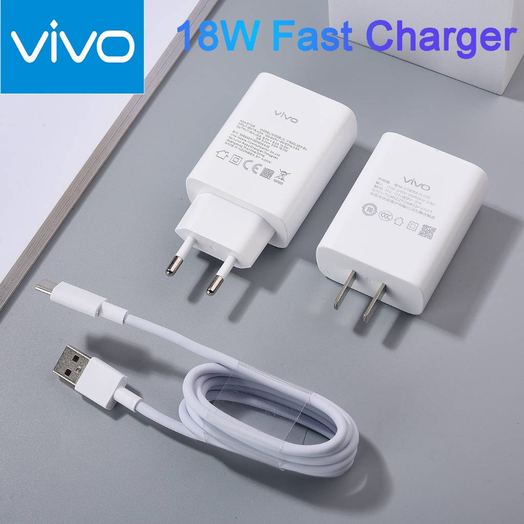 VIVO 18W 9V/2A Fast Charger Adapter For X21 X30 S1 S6 Y70S Y9S IQOO Z5X ...