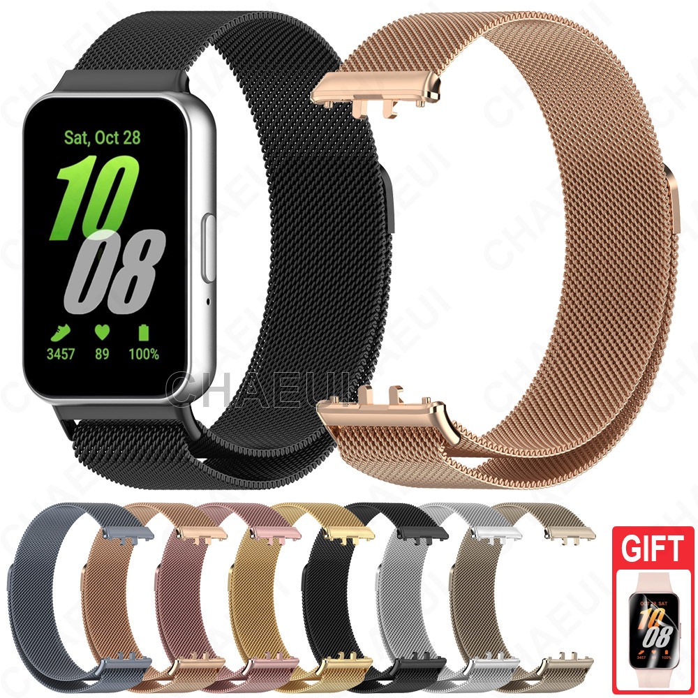 Stainless Steel Strap Metal Band Accessories Bracelet for Galaxy Fit 3 ...