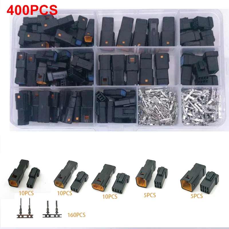 2P 3P 4P 6P 8P 0.6 MM Waterproof Wire Connector Plug Male And Female ...