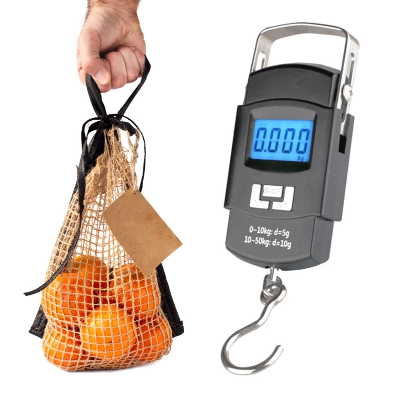 Luggage Weight Scale Fish Weighing Scales Digital Handheld Suitcase