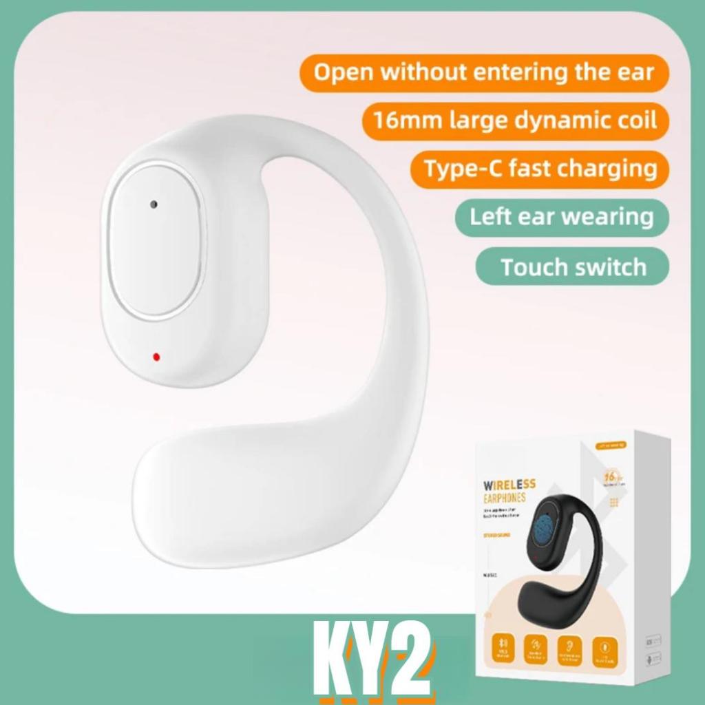 Ows Ky2 Single Ear Earbuds Bluetooth Wireless Earphone Big Capacity Battery With 10h Playback