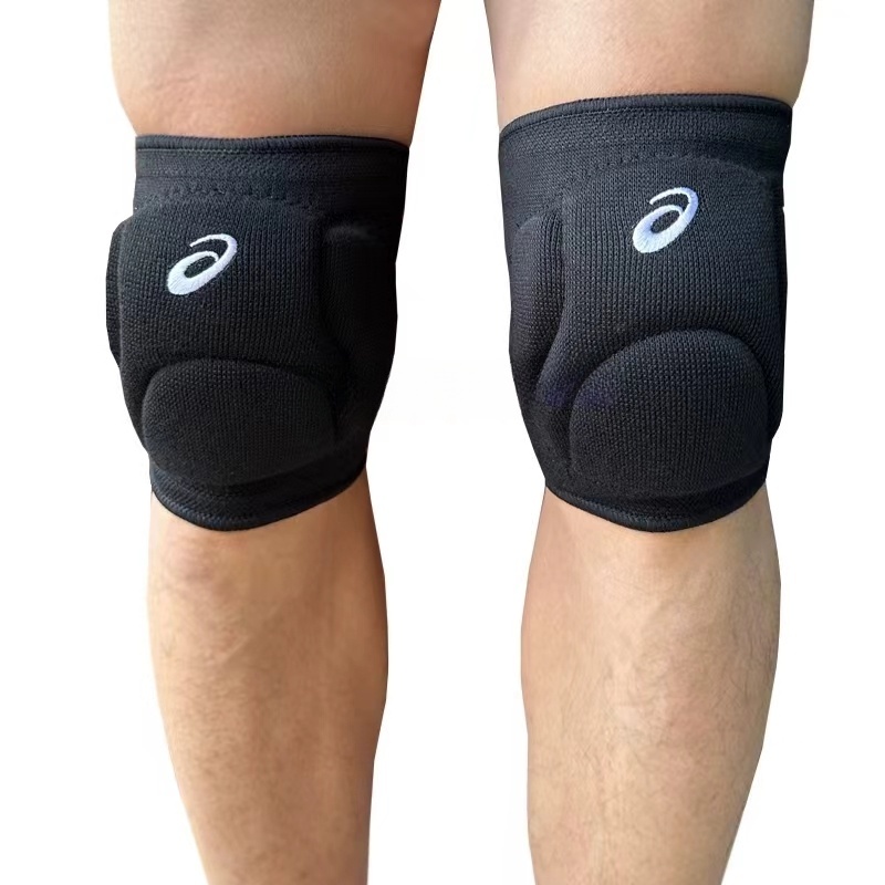 1- Pair ASICS Thickened Volleyball Knee Pads Short Embroidered Logo for ...