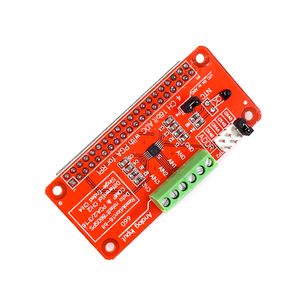 3.3V ADS1115 ADC Module for for Raspberry Pi 3/2 / B + / I2C RPI ...