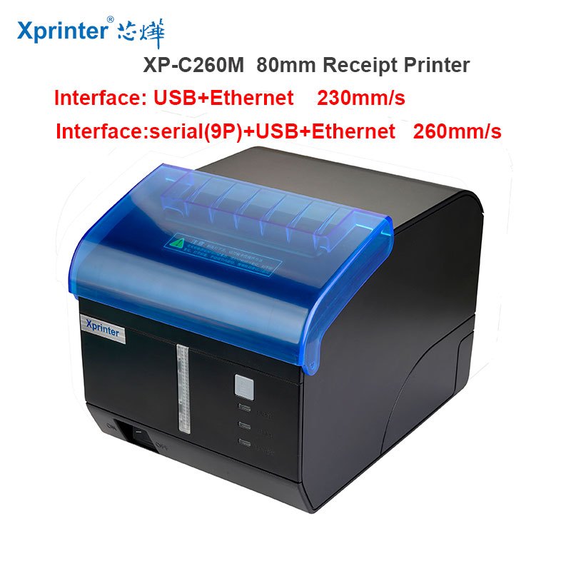 Xprinter C260M 80mm Thermal Receipt Printer USB+LAN/WIFI/Bluetooth ...