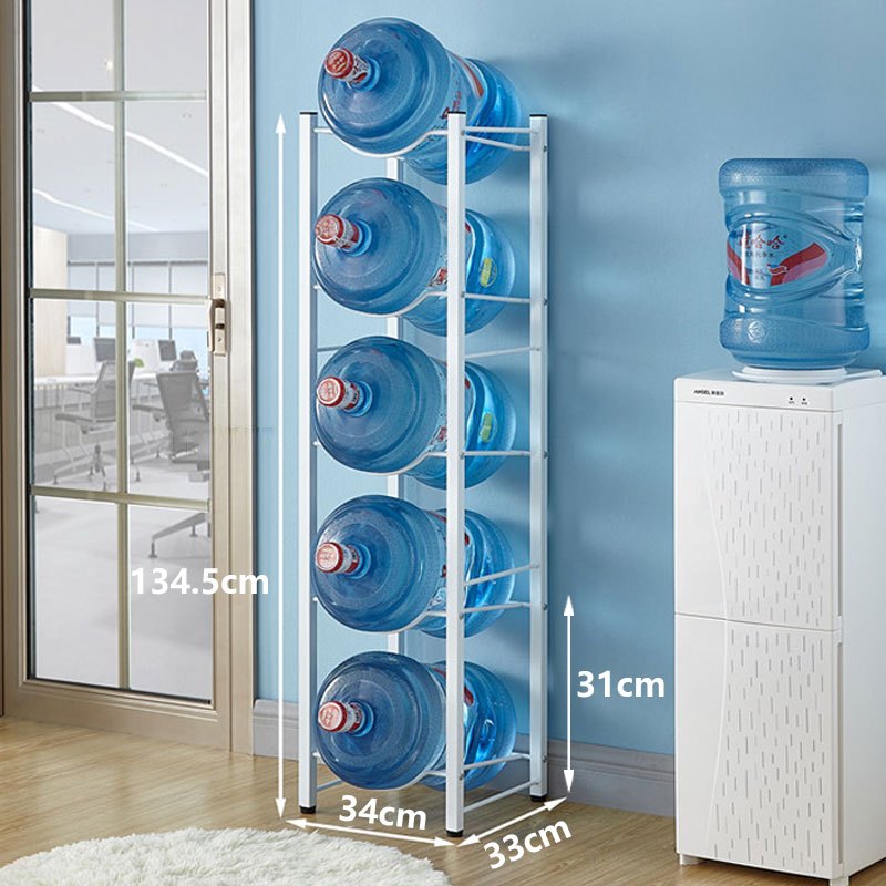 KEVE 3/4/5 Layer Mineral Water Dispenser Rack Stand Water Container Gallon  Jug Organizer Rack Stand
