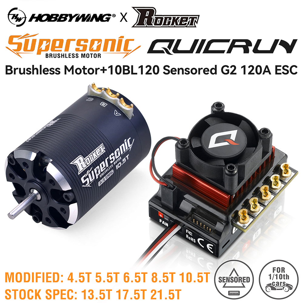 HobbyOOCall-Moteur sans balais à capteur pour voiture RC