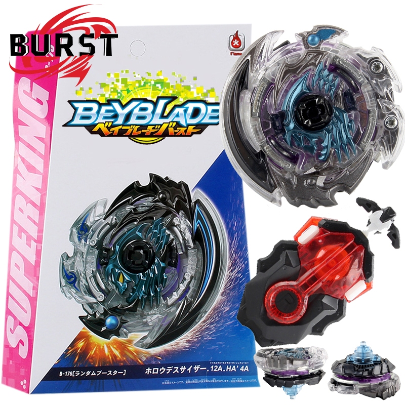 Beyblade Burst B-176 Hollow Deathscyther – Toupie Métal, Lanceur Inclus, Combat Intense