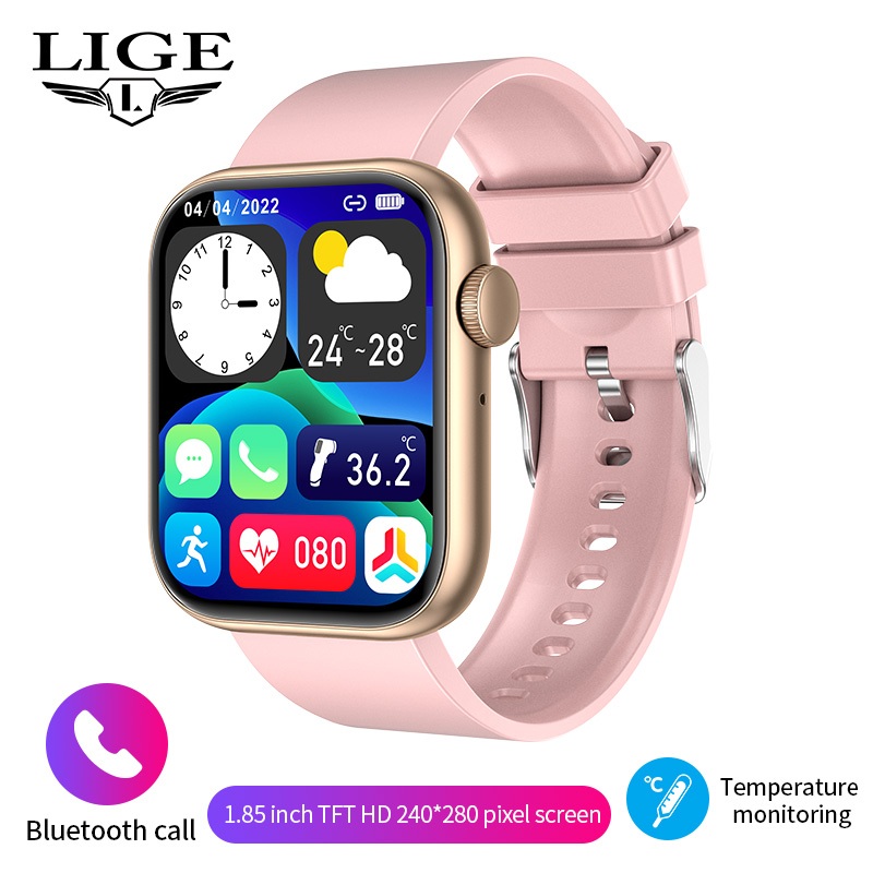 LIGE New Bluetooth Call Smart Watches For Men&Women Full