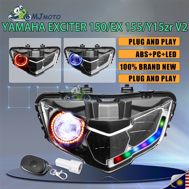 YAMAHA HEAD LAMP Y15ZR V2 LC135 FI V8 LED HEADLAMP Y15 V2 LC135 HEAD