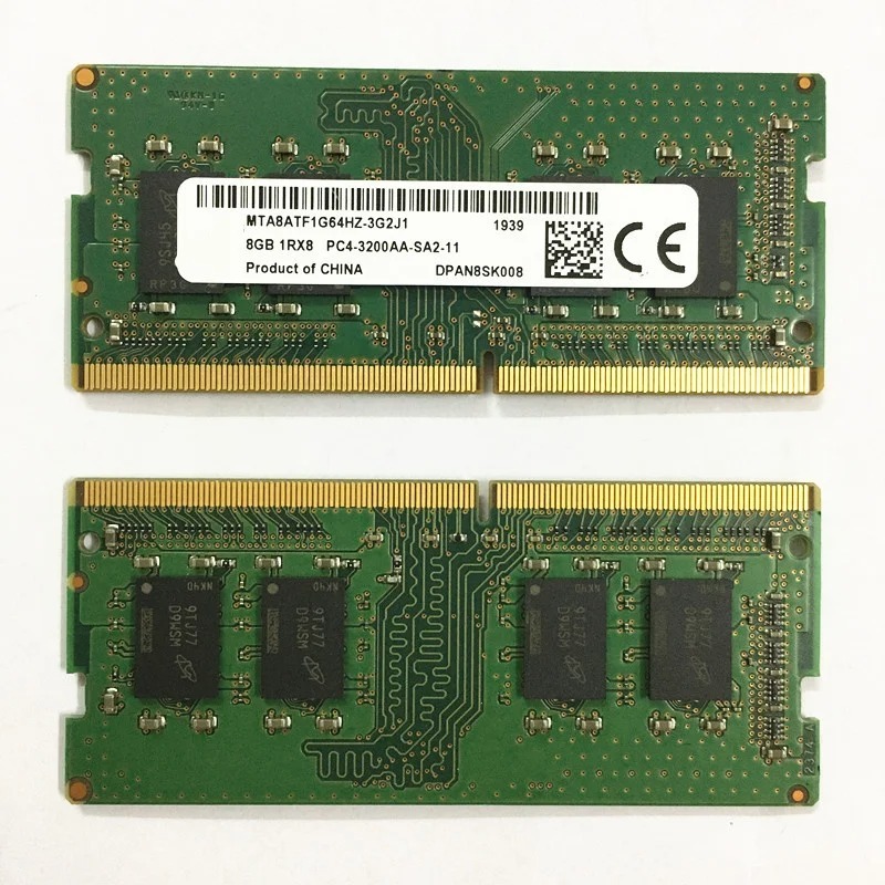Micron DDR4 8GB 3200MHz MTA8ATF1G64HZ-3G2R1/3G2J1 RAMs SO-DIMM 1.2V ...