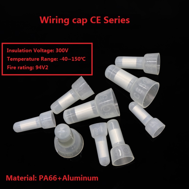 Nylon Wiring Cap CE Series Middle Connection Rotating Terminal CE1/2/5 ...