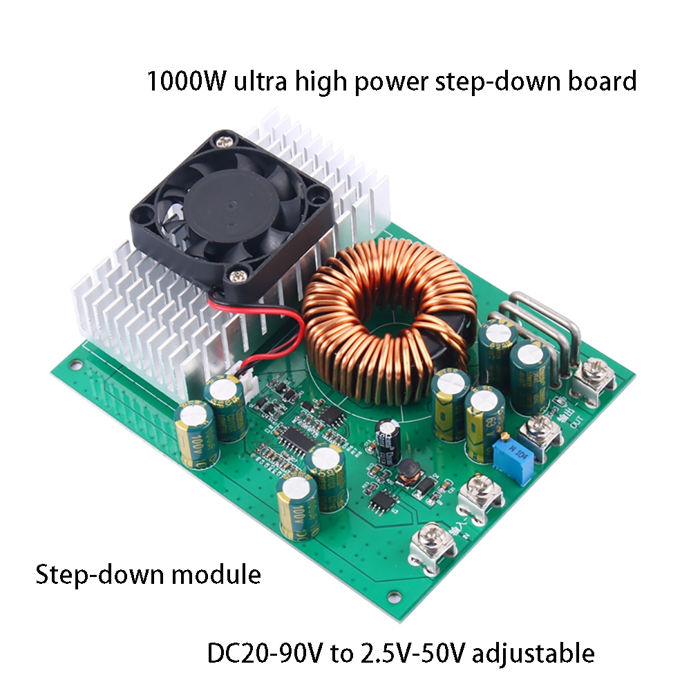 Occkic 1000W DC DC Adjustable Step-down Buck Voltage Converter Module ...