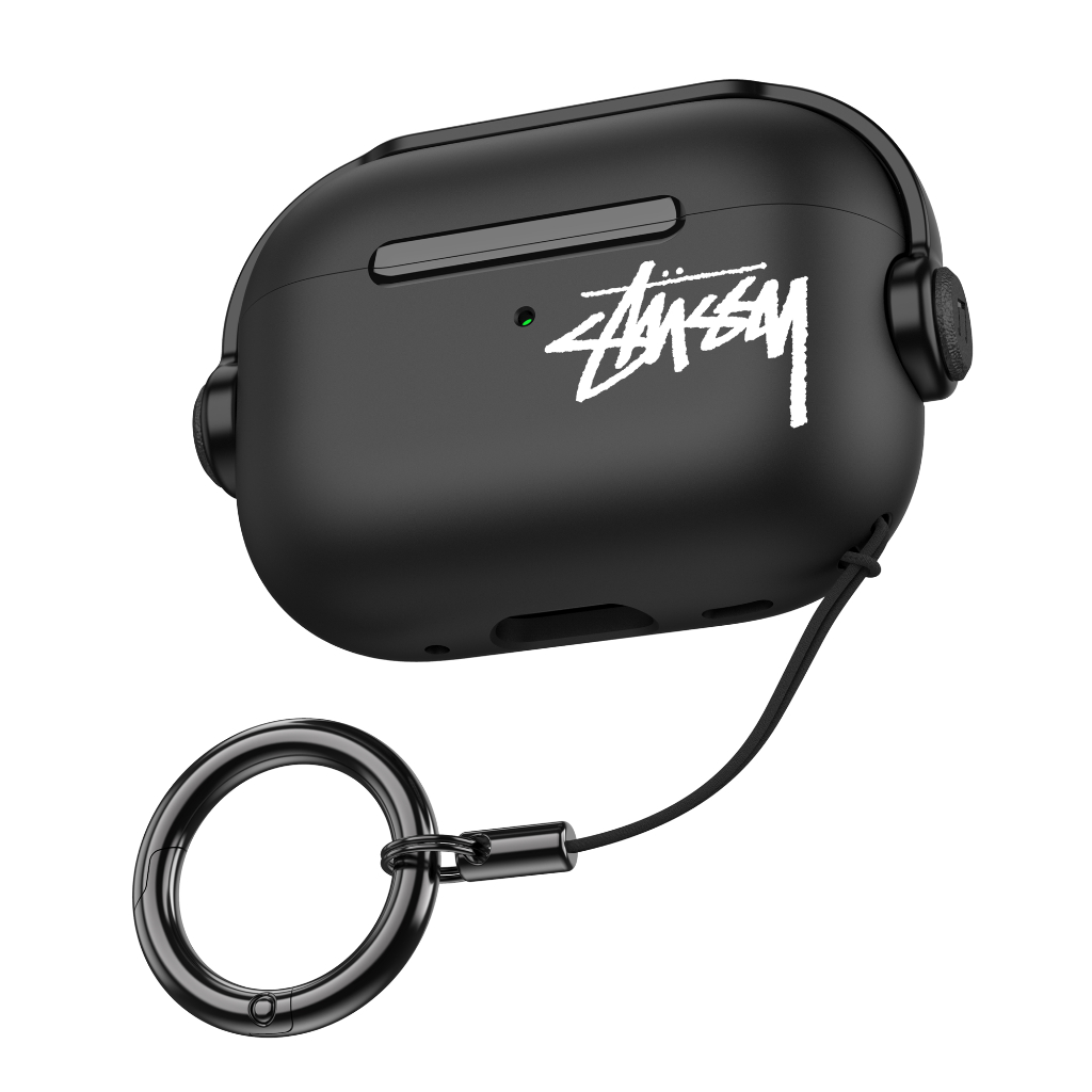 For Airpods pro case Fashion Stussy black Cool music Headphone design for  airpods pro gen cover with Ring