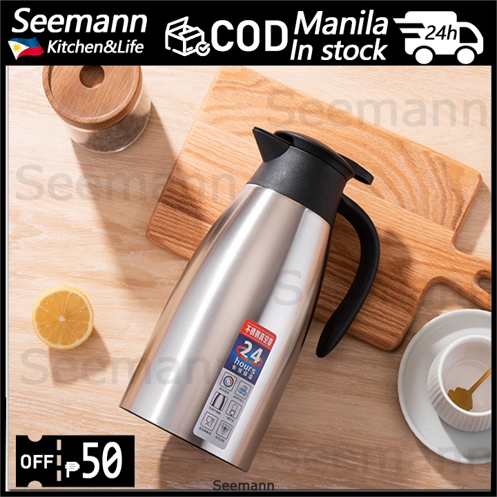 Seemann Stainless Steel thermos Vacuum Flask hot water