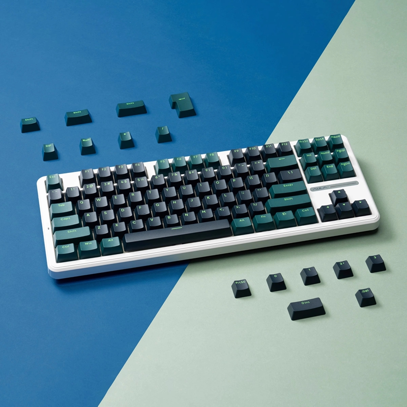 【Keycap Only】Sound Wave Keycap 117 Keys OEM Profile PBT Double Shot For ...