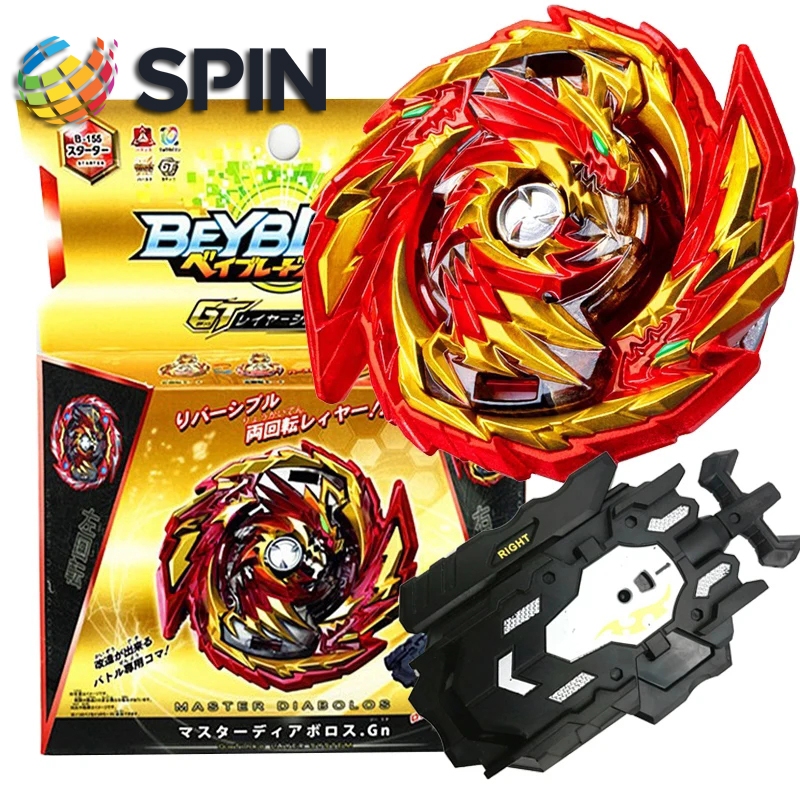 Beyblade B-155 Master Diabolos with Launcher Box Set Beyblade Burst for ...