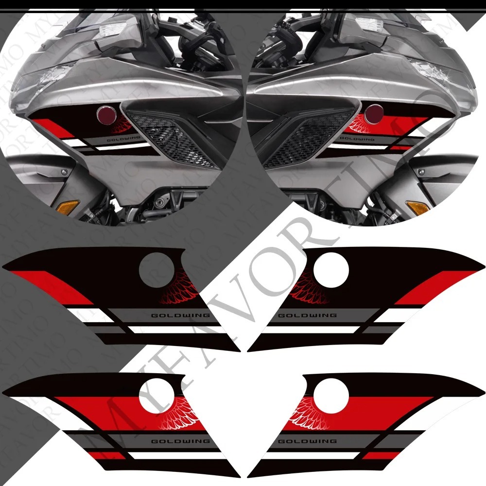 Stickers Decals For Honda Goldwing Gold wing GL1800 F6B Tour Wheel ...