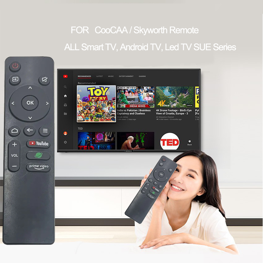 Suitable for CooCAA/Skyworth LCD TV Remote Control Smart TV, Android TV ...