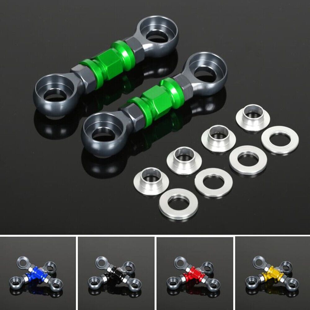 KLX LOGO Rear Adjustable Suspension Lowering Links For Kawasaki KLX300R KLX400R KLX400SR KLX250