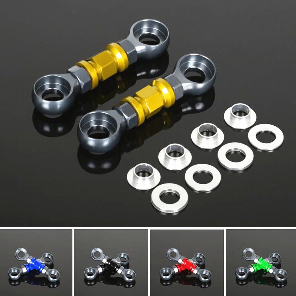 CNC Rear Adjustable Suspension Lowering Links For Yamaha DT230 1997 ...