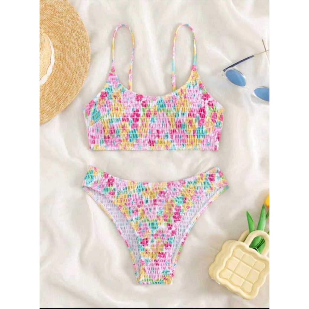 Two piece swimsuit shopee sales
