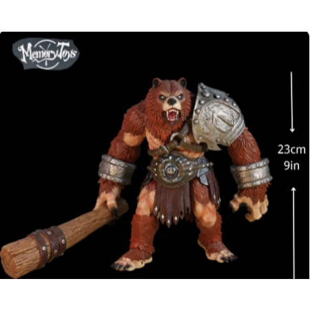 MEMORY TOYS original Ursine Berserker Furious Bear 9-inch movable model ...