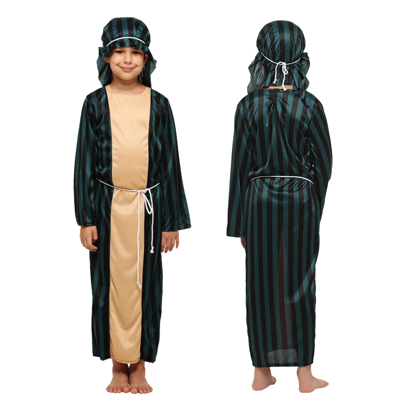 Carnival Arab Prince Costume Cosplay Robe Children Boys Eid al Fitr ...
