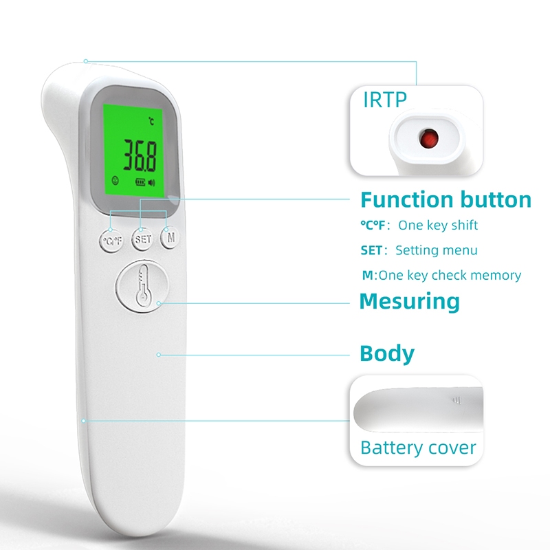Local stock Thermometer Temperature Scanner Infrared Digital Forehead ...