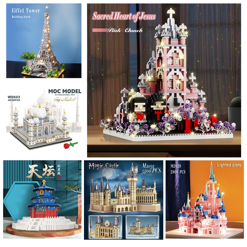 World-renowned building blocks, Sacred Heart of Jesus building blocks ...