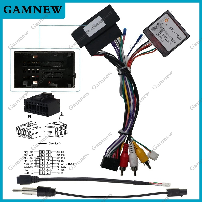 Faisceau De Câblage Canbus Pour Jeep Compass/Wrangler - Boîtier D'Alimentation, Référence RP5-CH-004