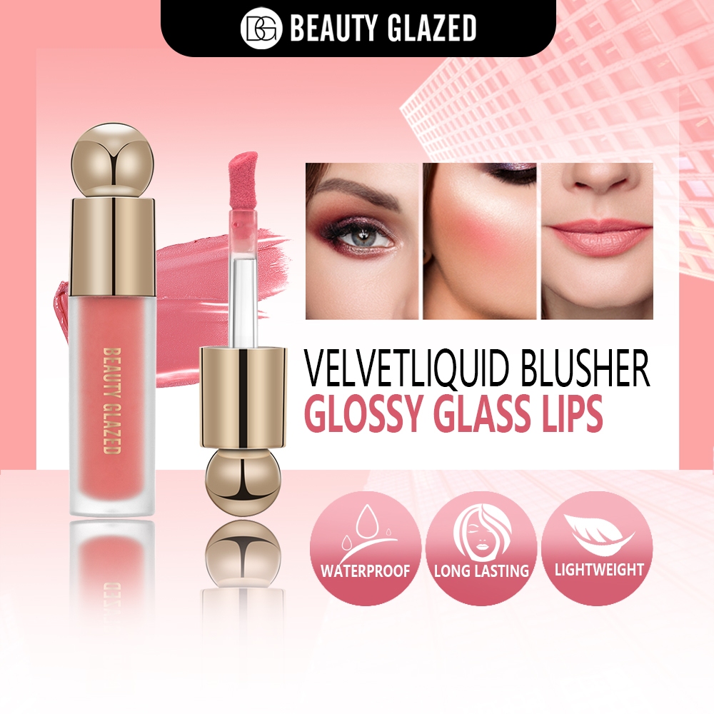 SHEIN beauty glazed Liquid Blush, Matte Finish, Long-Lasting Hydrating Makeup  105