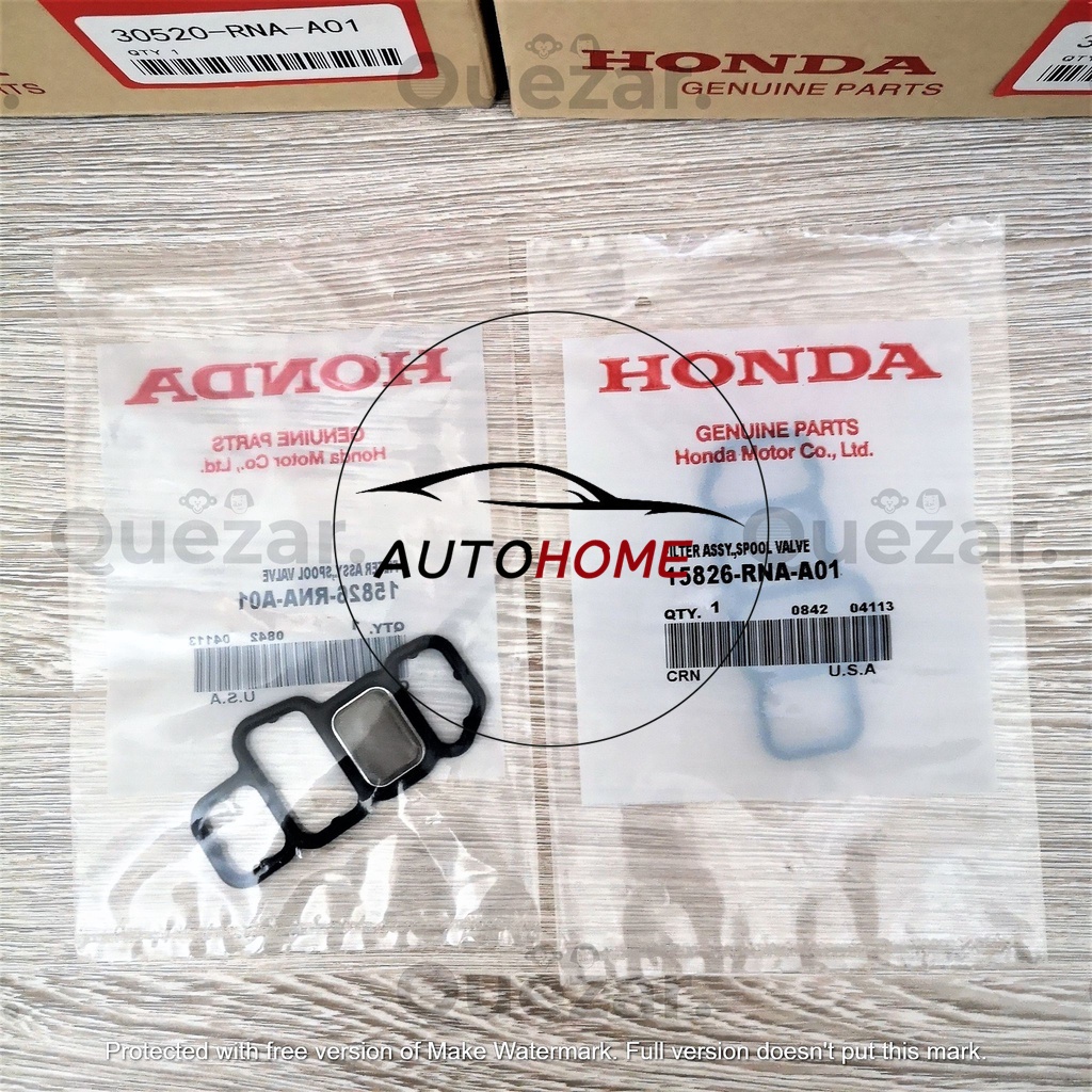 Genuine Honda VTEC Solenoid Valve Packing & Filter Assy Spool 15825-P2M-005 1996 Civic Del Sol