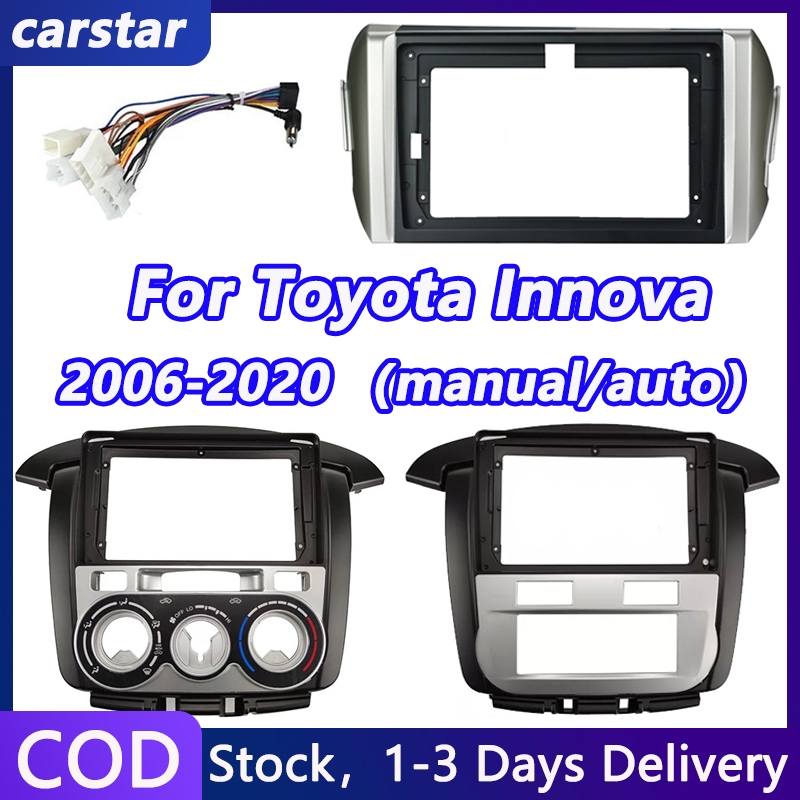 Car Stereo 2din Panel Fascia for TOYOTA Innova 2006-2020 9 inch Android ...