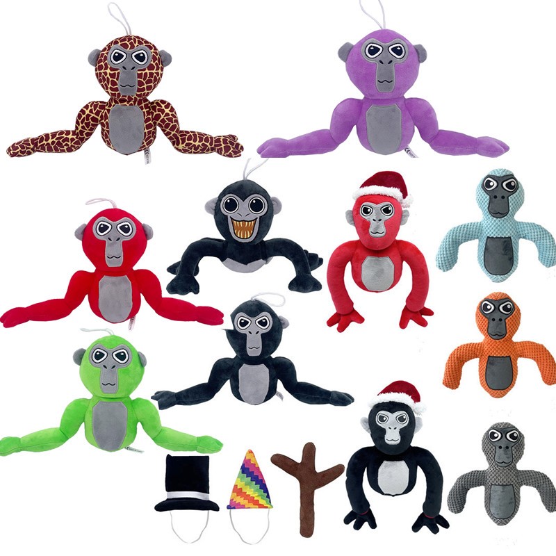 Gorilla Tag Monke Plush,Gorilla Tag Monkey Plush Stuffed Animal for ...