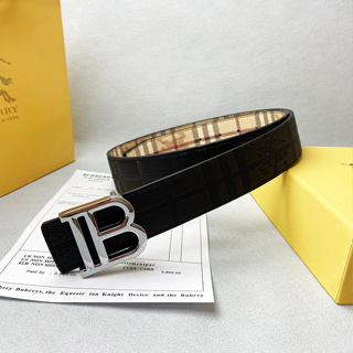 B Letter Luxury Designer Leather Belts Men's High Quality Designer