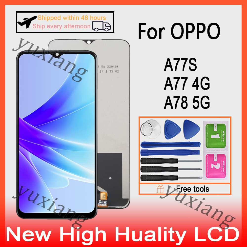 Original OPPO A77S A77 4G A78 5G LCD Display Touch Screen Replacement ...