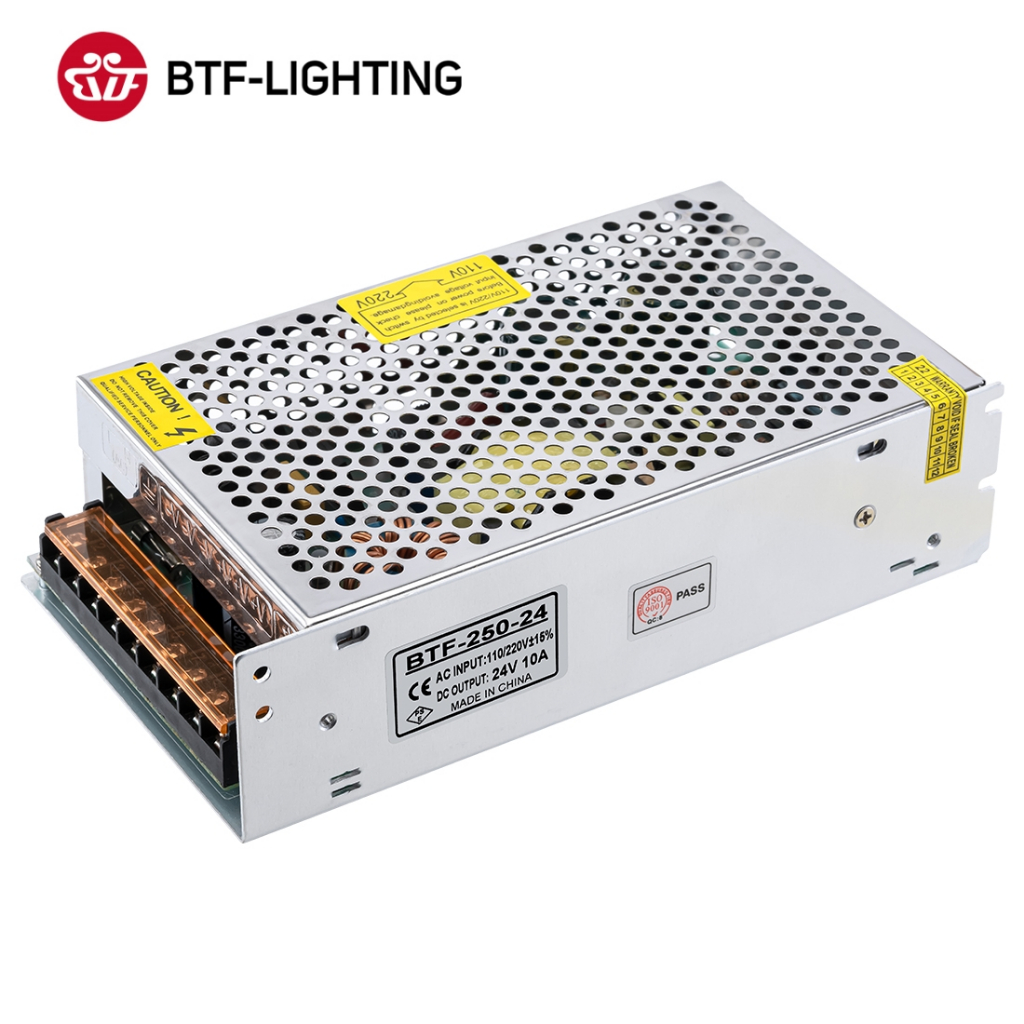 BTF-LIGHTING DC24V 72W/120W/240W/360W AC100-240V to DC24V Switch Power ...