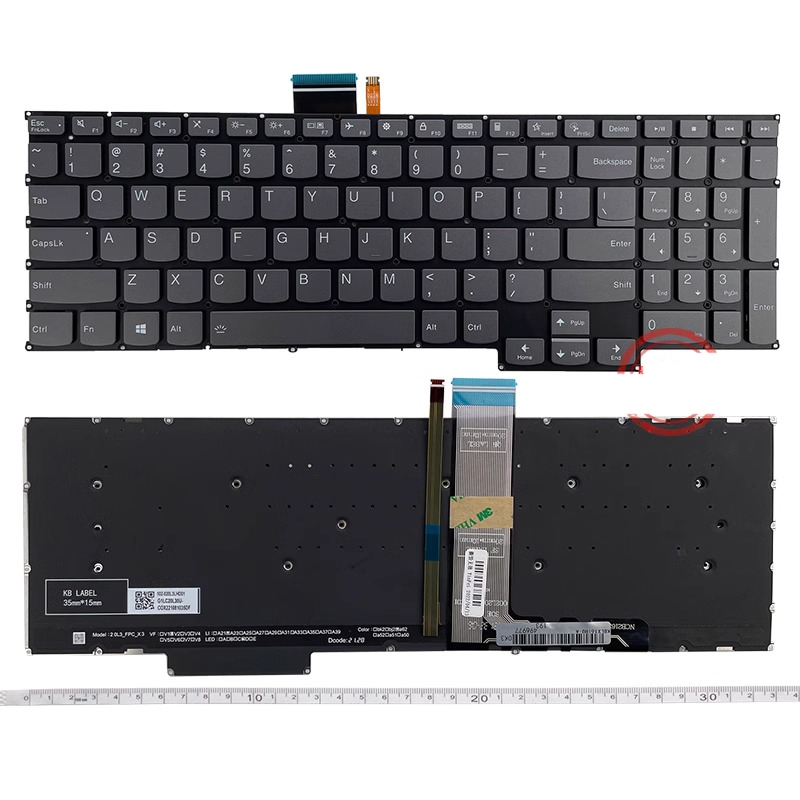 New For lenovo XiaoXin pro 16 RTX ACH ARH7 pro 16IHU US keyboard ...