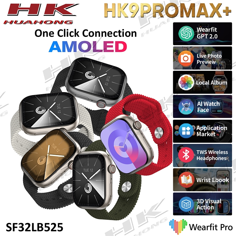 2024 new Gen4 HK9 Pro MAX Plus + Smart Watch 2GB ROM AMOLED Screen ...