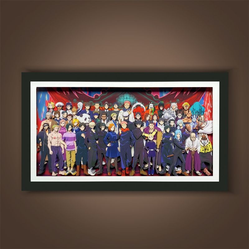Jujutsu Kaisen Art Painting 3D Decoration Anime draw Gojo Satoru Yuji ...