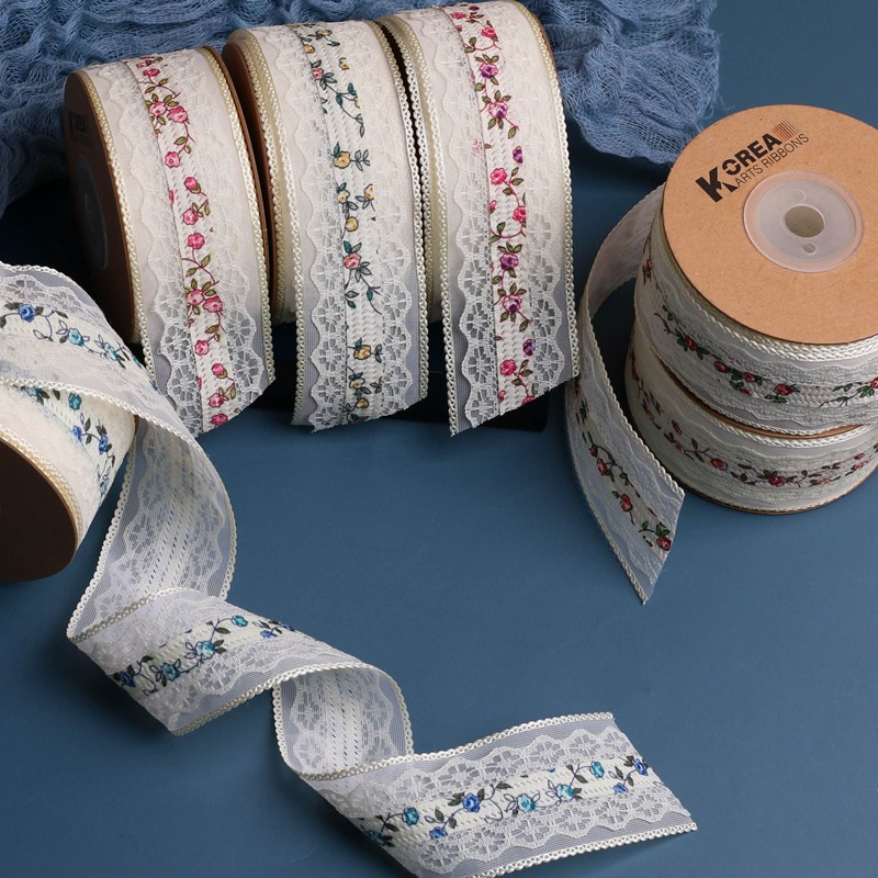 1 meter hollow lace, ribbon, lace, fabric, DIY bow, 4cm handmade hair ...