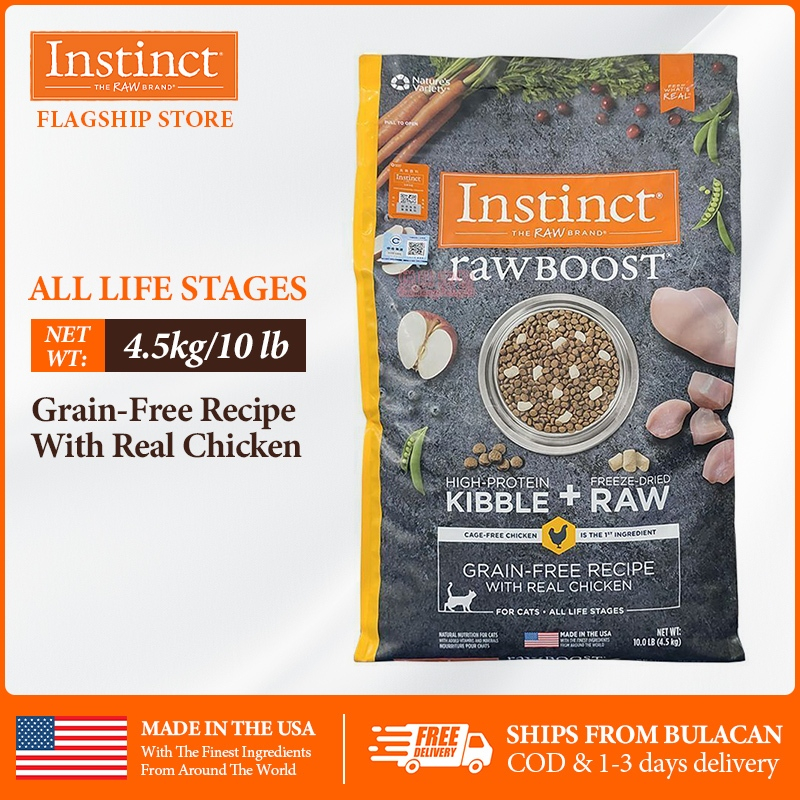 Instinct Cat Dry Food Raw Boost Grain Free Recipe with Real Chicken