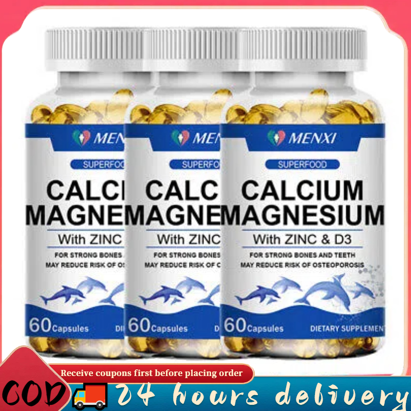 FDA 60 Magnesium Citrate Capsules 1000 mg Each - Highest Potency ...