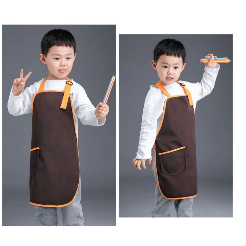 Kids adult Apron Class Craft Art Painting Children Parenting Apron ...