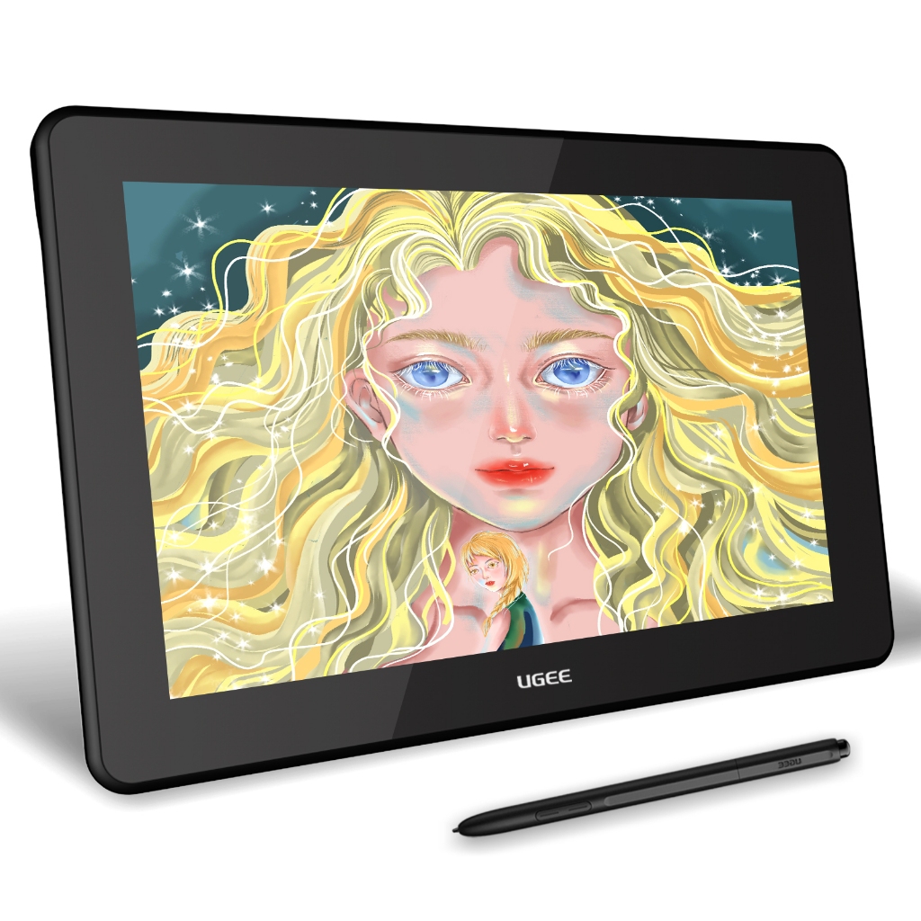 UGEE UE16 15.4inch Drawing Monitor, Pen Display With Full-Laminated ...