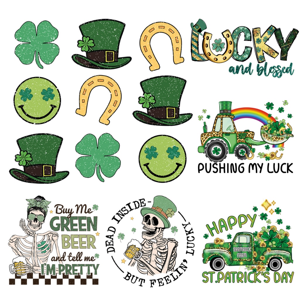 embroidered st patricks day patches