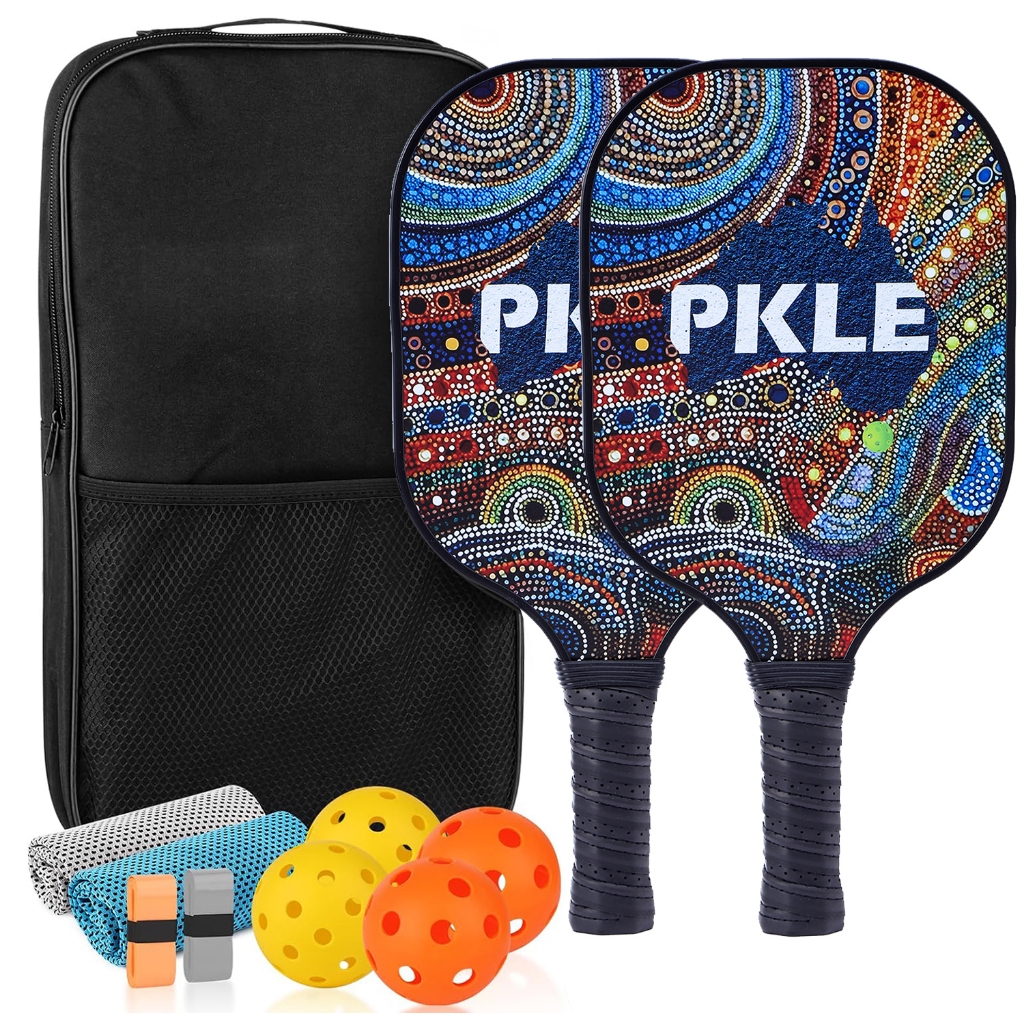USAPA Approved Pickleball Paddles - Carbon Fiber Surface With 16mm Honeycomb Core, 7.9oz Lightweight